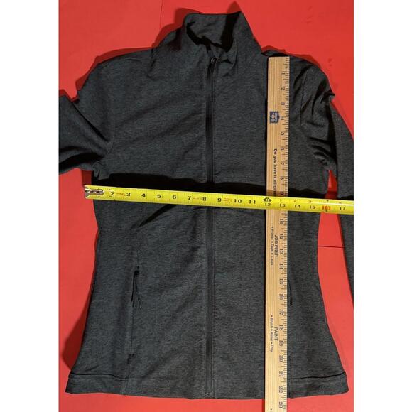 Calia By Carrie Underwood Slate Gray Lustralux Zip Jacket Women's Size S NEW - Picture 5 of 5